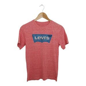Levi's Shirt Youth Size Large 12 - 13 years Kids Boy or Girl Heather Red Logo